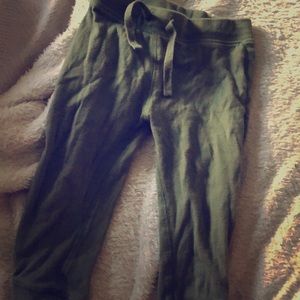 Army green pants